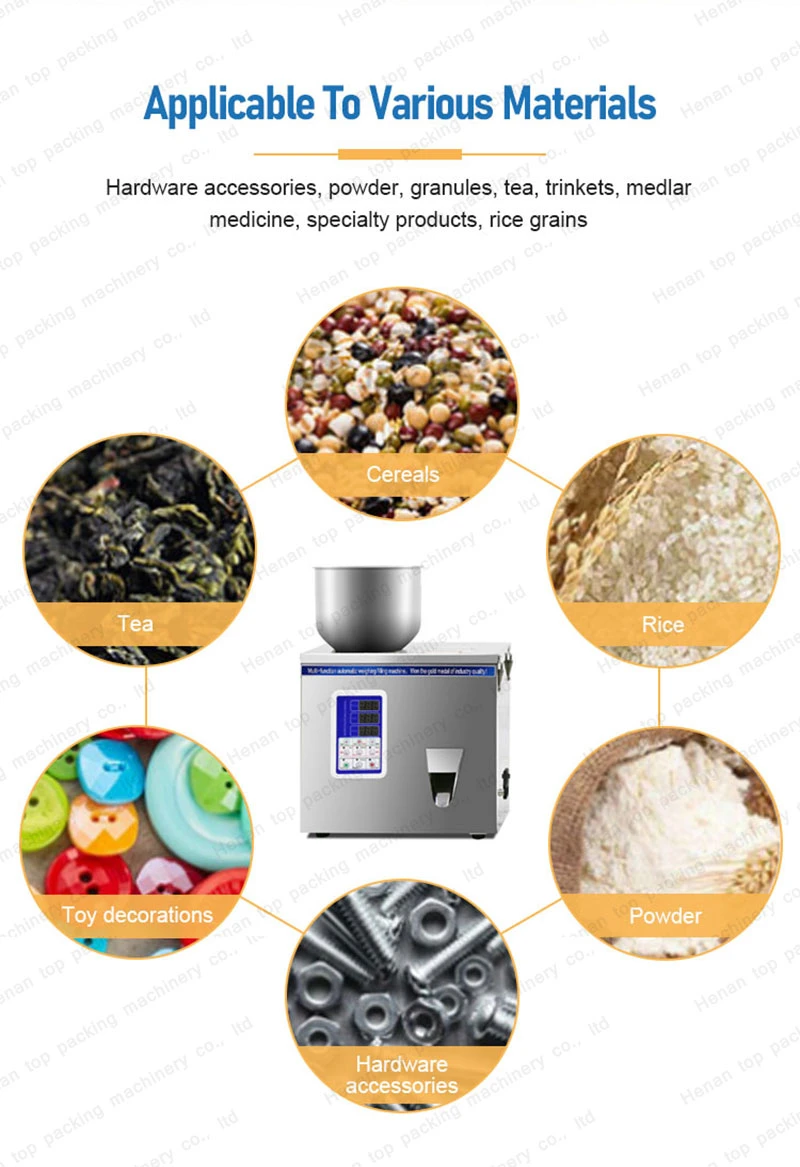 Desktop Quantitative Granule Filling and Weighing Packaging Machine