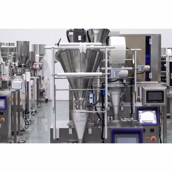 Máquina de embalaje de sellado de llenado de bolsita de polvo de especias Vertical multifunción automática máquina de embalaje de bolsa de polvo Vffs