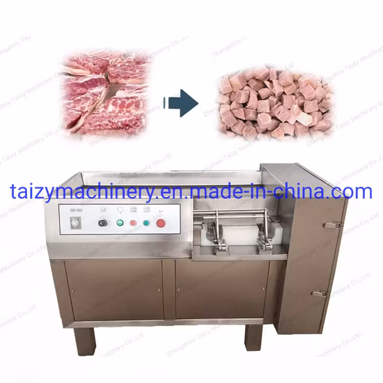 Cortador de tazón de carne de pechuga de pollo de cerdo de res congelada comercial grande industrial