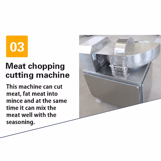 Máquina de procesamiento de relleno de salchichas eléctrica automática TCA, mezcladora de carne de salami, máquina para hacer carne de cerdo, precio de línea de producción