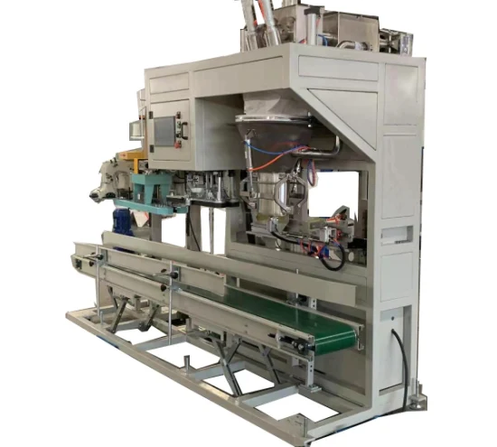 Máquina de envasado multifuncional cuantitativa de llenado y sellado de polvo granular completamente automática