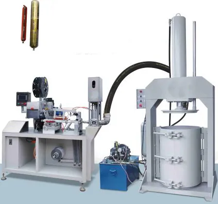 Llenadora automática de sellador de silicona para envasado de salchichas