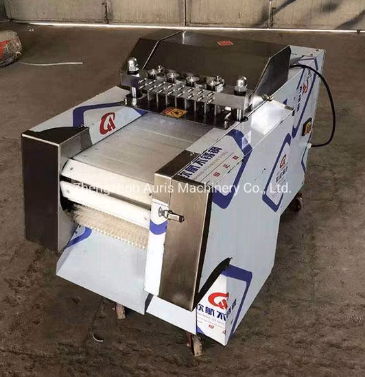Máquina cortadora de carne de aves de corral de acero inoxidable a precio de fábrica Máquina cortadora de cubos de pollo Máquina cortadora de cubos de carne de res